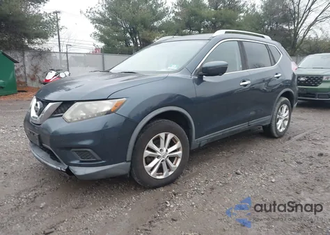 2016 Nissan Rogue Sv из США, поврежденный, VIN KNMAT2MV0GP636755